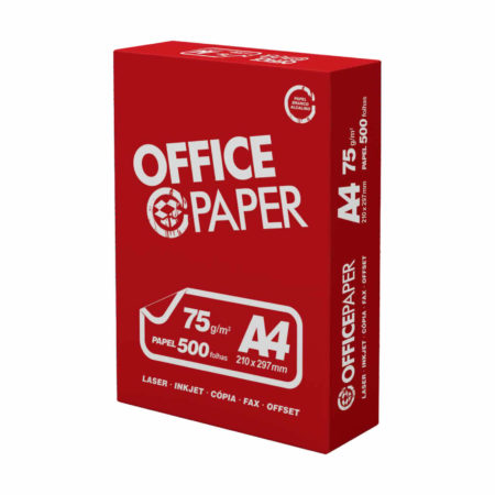 Papel A4 Office Paper 75 Gramas com 500 Folhas