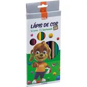 Lápis de Cor BRW 12 Cores