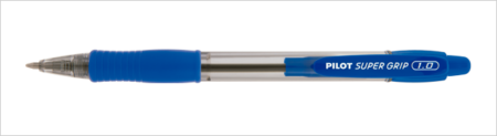 Caneta Esferográfica Super Grip 1.0 Pilot Azul