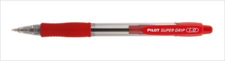 Caneta Esferográfica Super Grip 1.0 Pilot Vermelha