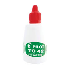 Tinta para Carimbo Pilot 42 ml Vermelha