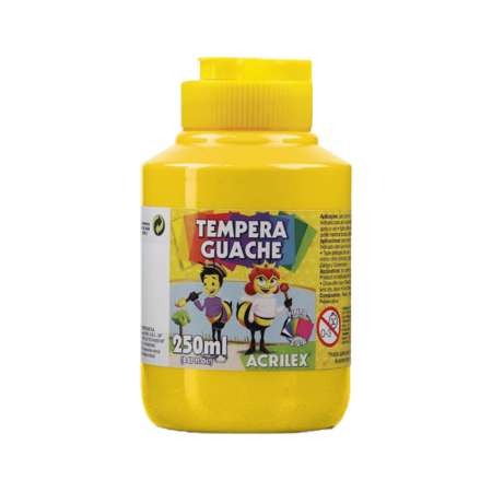 Tinta Tempera Acrilex 250 ml Amarelo Ouro