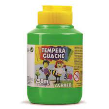 Tinta Tempera Acrilex 250 ml Verde Folha