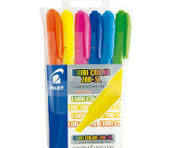 CANETA MARCA TEXTO 6 CORES PILOT