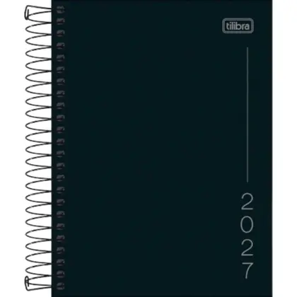 AGENDA TILIBRA PEPPER ESPIRAL PRETA 2027