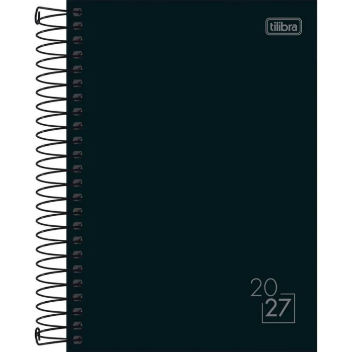 AGENDA TILIBRA SPICE ESPIRAL PRETA 2027