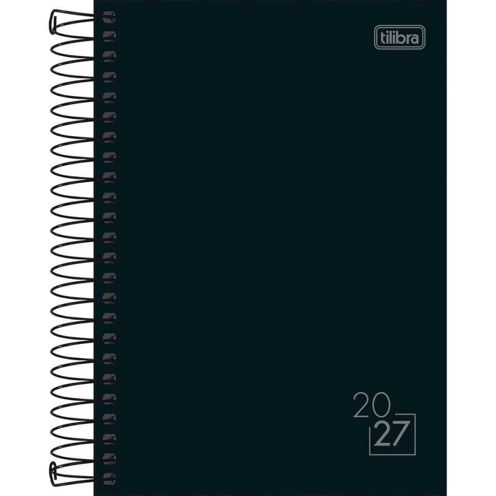 AGENDA TILIBRA SPICE ESPIRAL PRETA 2027