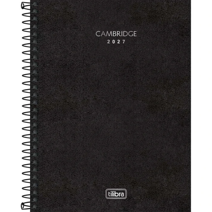 PLANNER ESPIRAL CAMBRIDGE SEMANAL 2027 TILIBRA