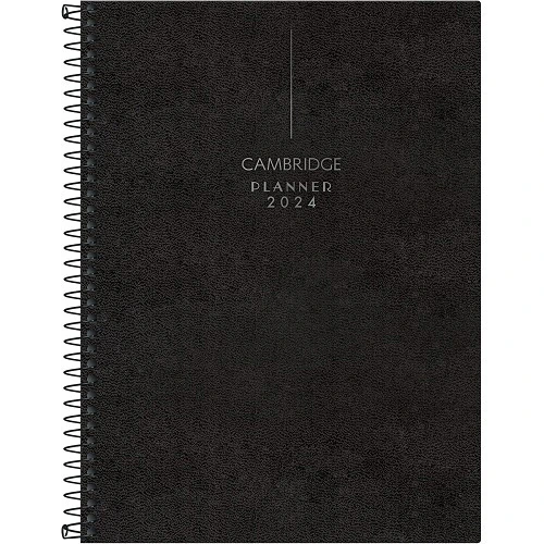 AGENDA ESPIRAL CAMBRIDGE SEMANAL M9 PRETA 2027 TILIBRA