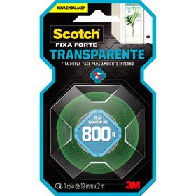 Fita Dupla Face Scoth Fixa Forte Espuma 113 19mm x 2 m