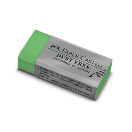 Borracha Retangular Cores Sortidas Dust Free Faber-castell - FABER CASTELL